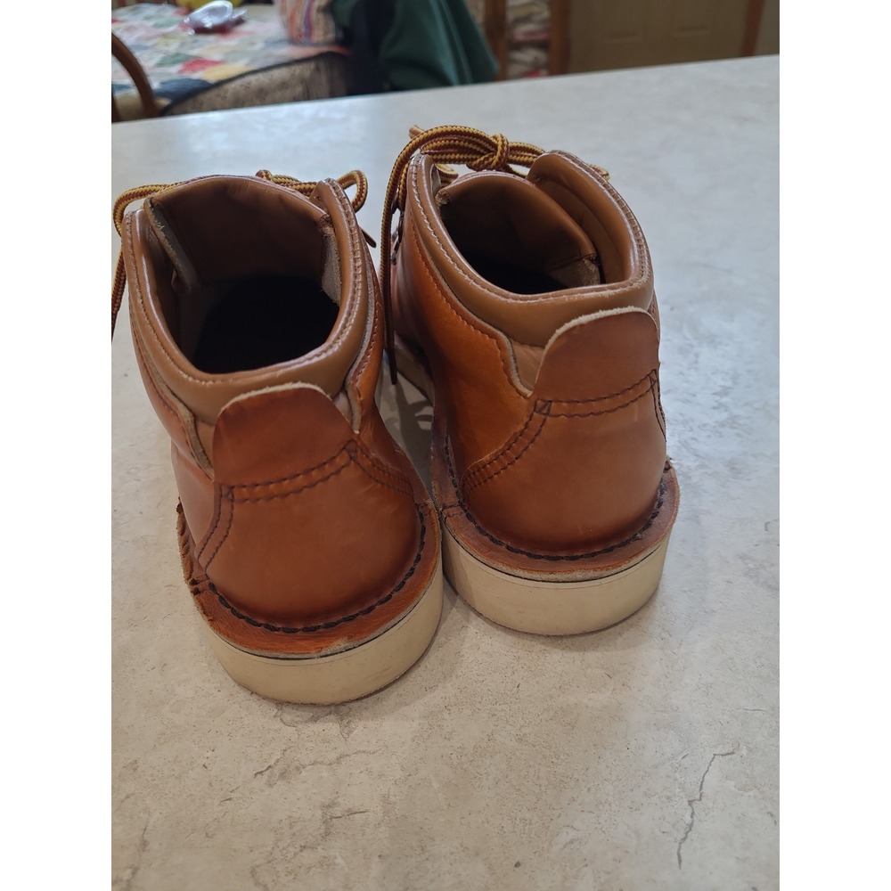 Danner Tramline Leather work hiking lace up Boot vibram sole Women SZ 7 GUC gorp - Picture 4 of 11